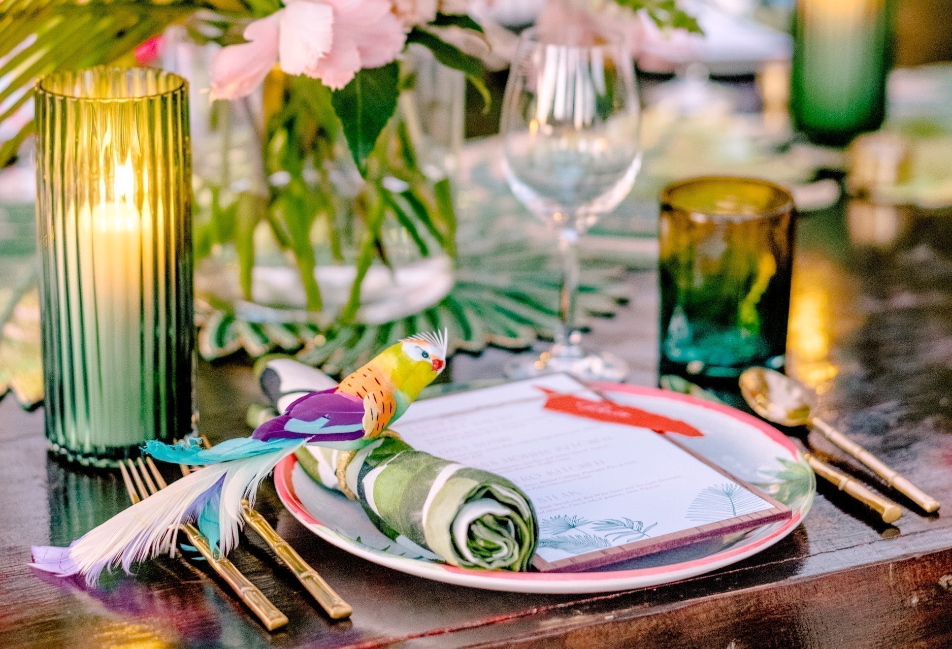 large glass vases ideas for elegant table settings