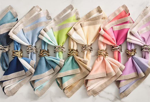 Luxury Ombre Dip Dye Napkins | Elegant Table Linens by Kim Seybert