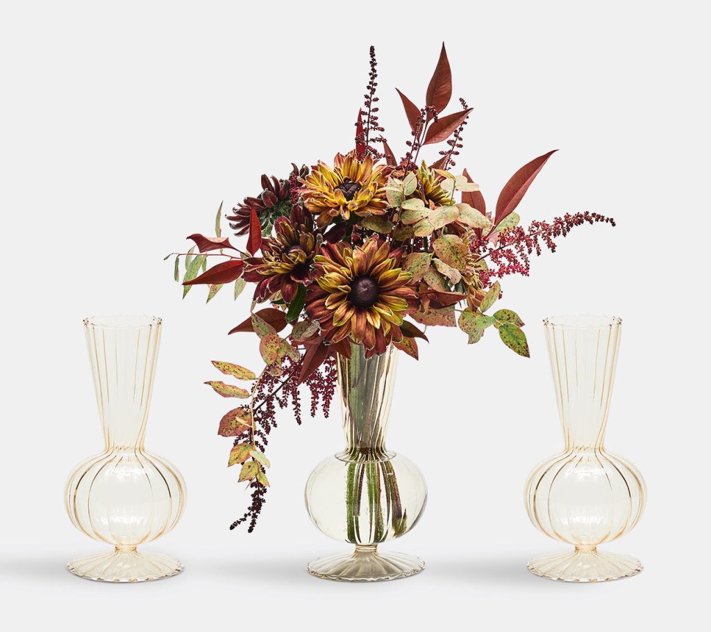 Kim Seybert, Inc.Tess Bud Vase in Champagne, Set of 3 in a BoxHome Decor