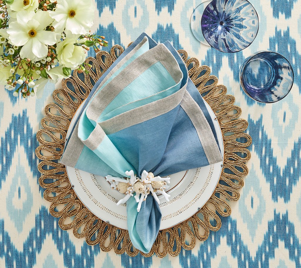 Kim Seybert, Inc.Boho Placemat in Natural, Set of 4Placemats