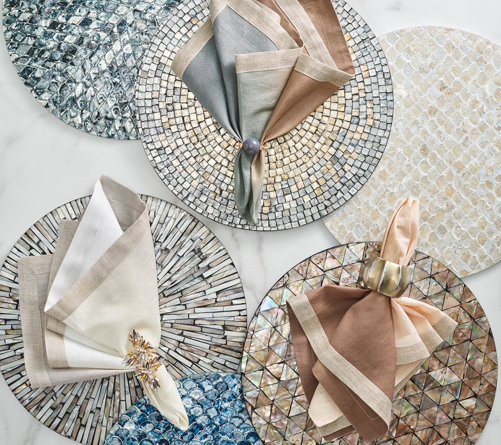 Tahiti Placemats, Set of 4