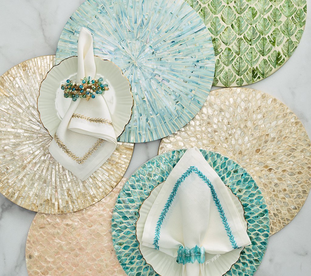 Tahiti Placemats, Set of 4