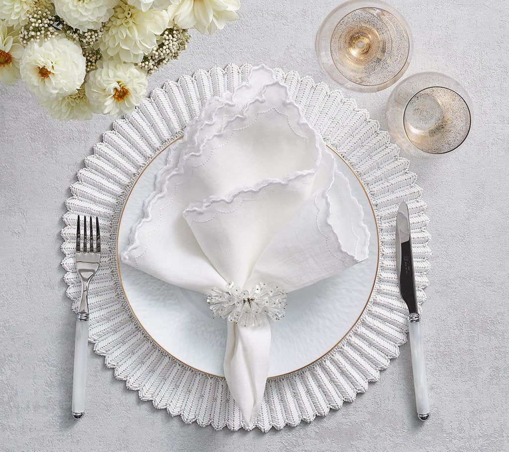 Kim Seybert, Inc.Dazzle Napkin Ring in Crystal, Set of 4Napkin Rings