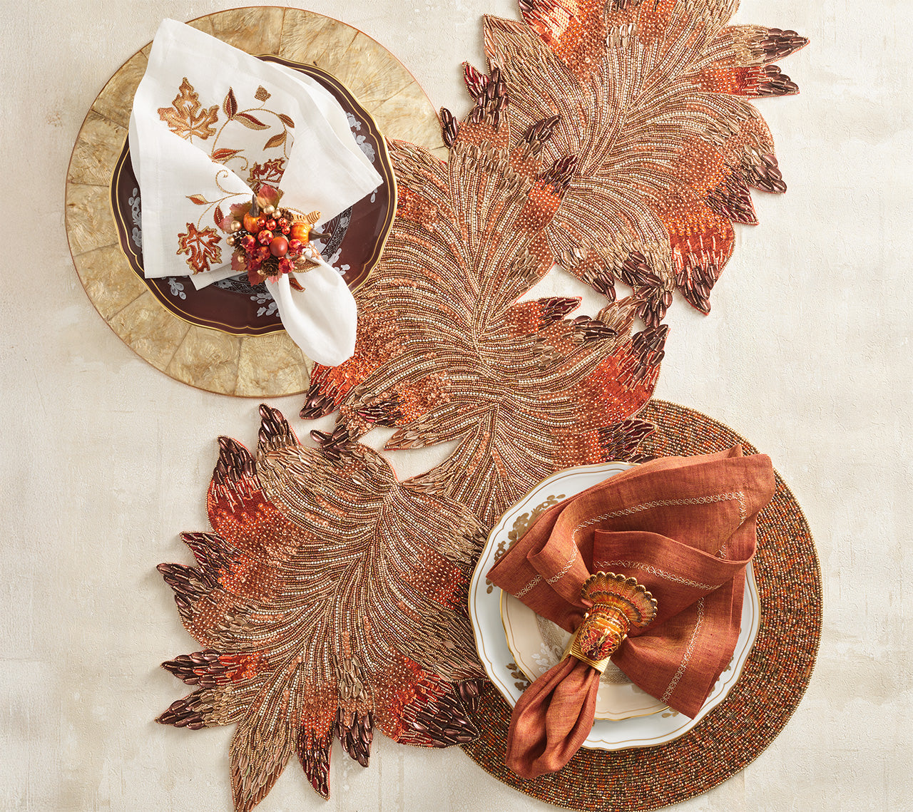 Harvest Runner in Brown & Orange