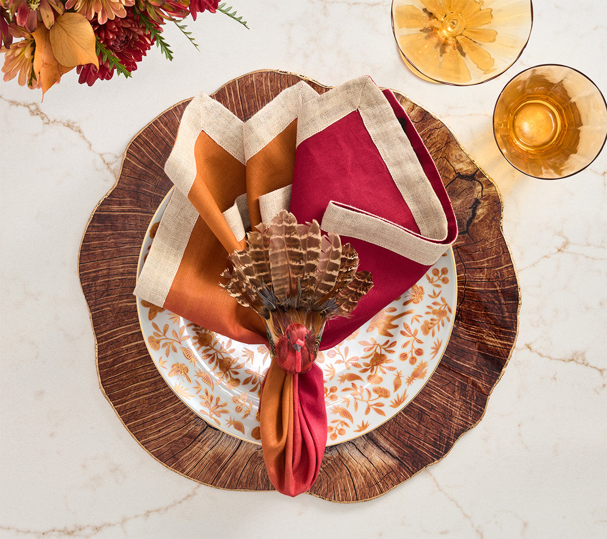 Cedar Placemat in Brown, Set of 4