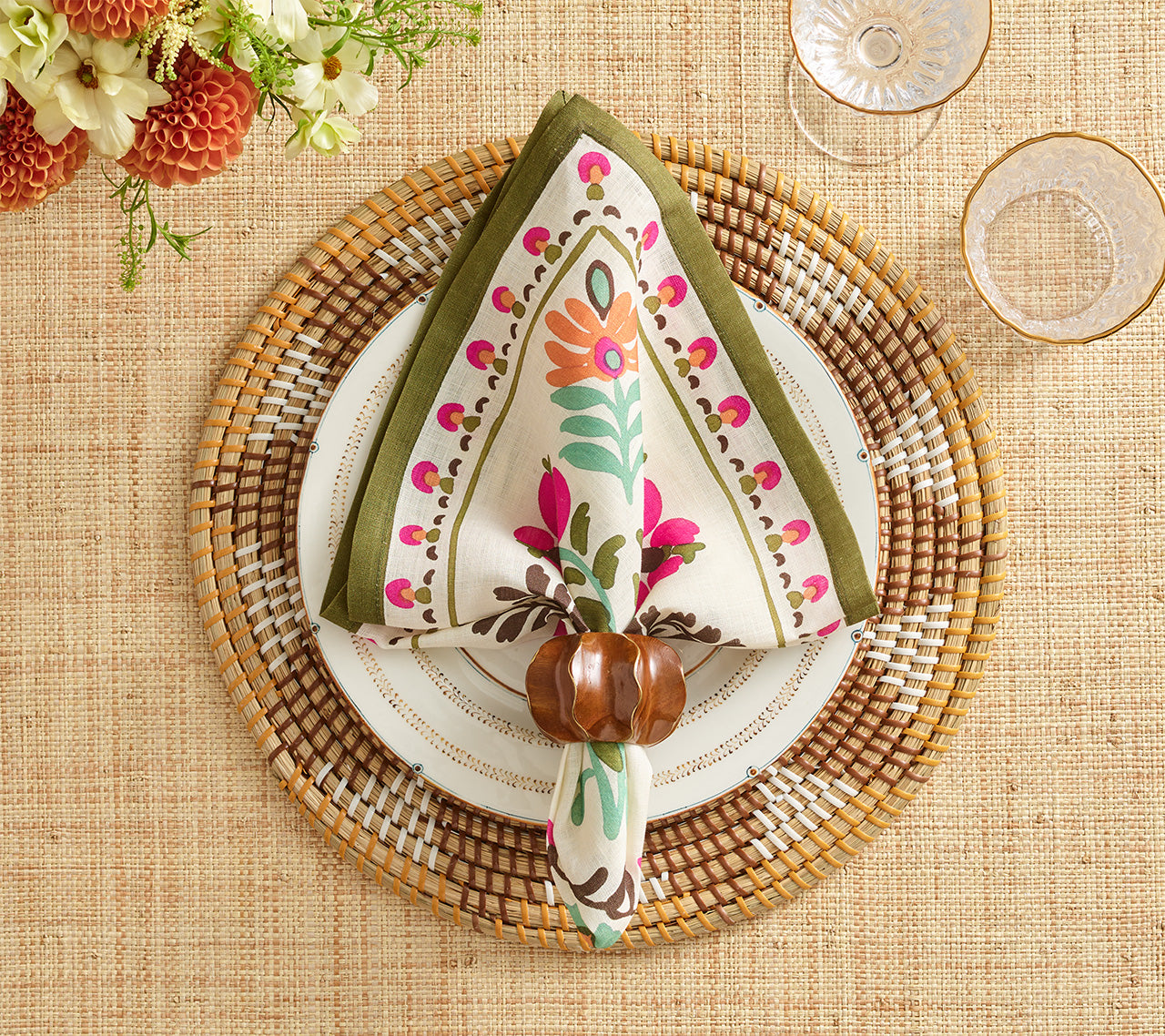 Pareo Napkin in Multi, Set of 4