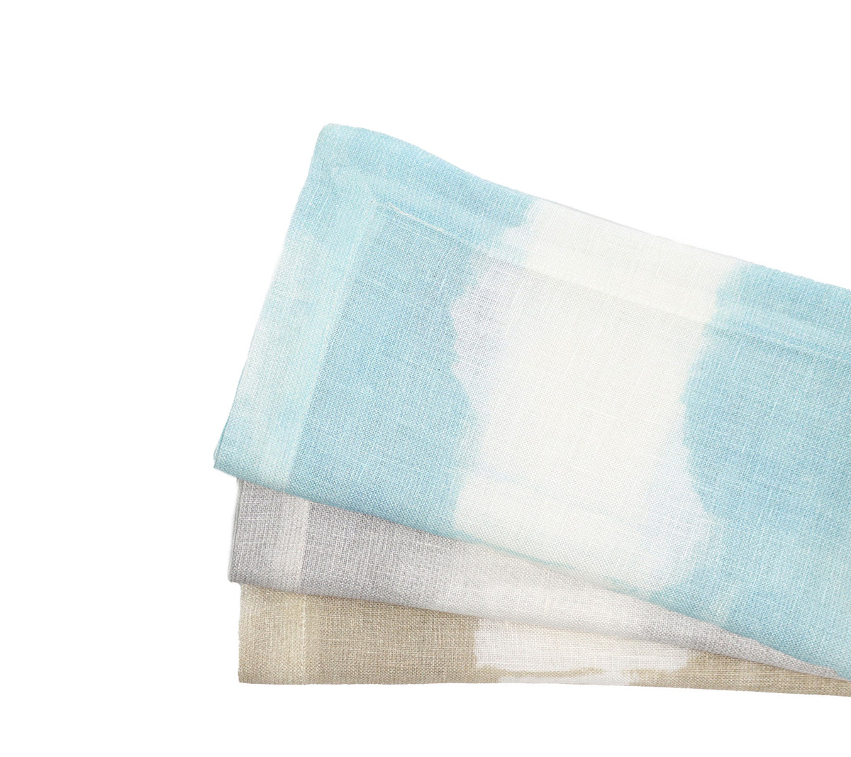 Watercolor Stripe Napkins, Set of 4