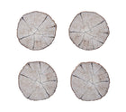Kim Seybert, Inc.Birch Coasters in Ivory & Natural, Set of 4 in a Gift BoxDrink Coasters