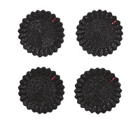 Kim Seybert, Inc.Etoile Coaster in Black, Set of 4 in a Gift BoxDrink Coasters