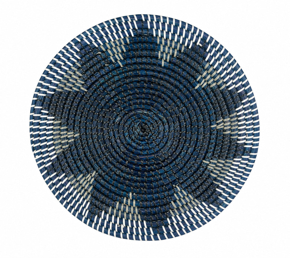 Sample: Fleur Placemat in Navy & Black