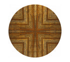Sample: Kuba Placemat in Gold & Copper