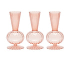 Kim Seybert, Inc.Tess Bud Vase in Blush, Set of 3 in a BoxHome Decor