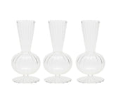 Kim Seybert, Inc.Tess Bud Vase in Clear, Set of 3 in a BoxHome Decor