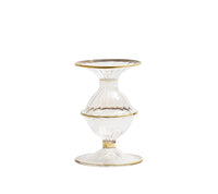 Blossom Candle Holder in Clear