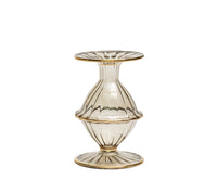 Blossom Candle Holder in Smoke