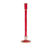 Braid Candle Holder in Ruby