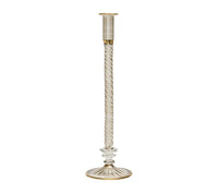 Braid Candle Holder in Smoke