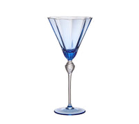 Kim Seybert, Inc.Daphne Wine Glass in Blue, Set of 4Glassware