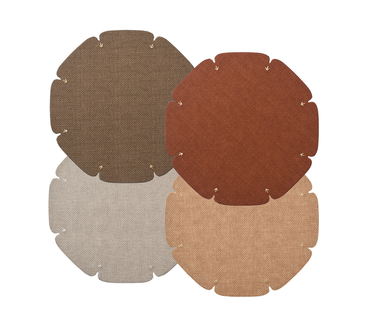 Divot Placemats, Set of 4