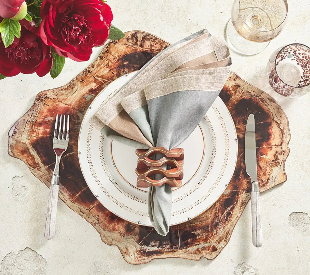 Fossil Placemat in Brown & Multi, Set of 4