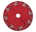 Sample: Merry Garland Treeskirt in Red, Green & Gold