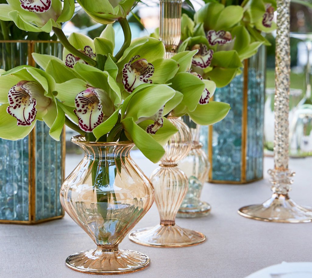 Kim Seybert, Inc.Scallop Bud Vase in ChampagneHome Decor