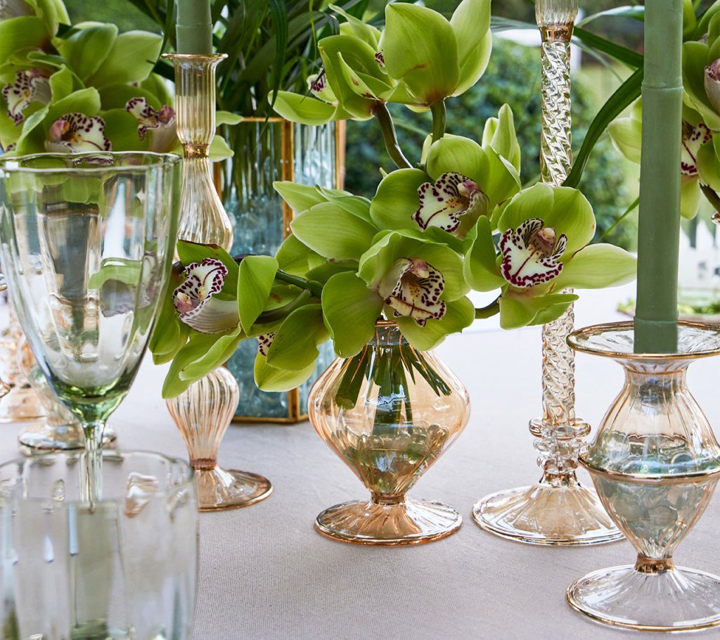 Kim Seybert, Inc.Blossom Candle Holder in ChampagneHome Decor