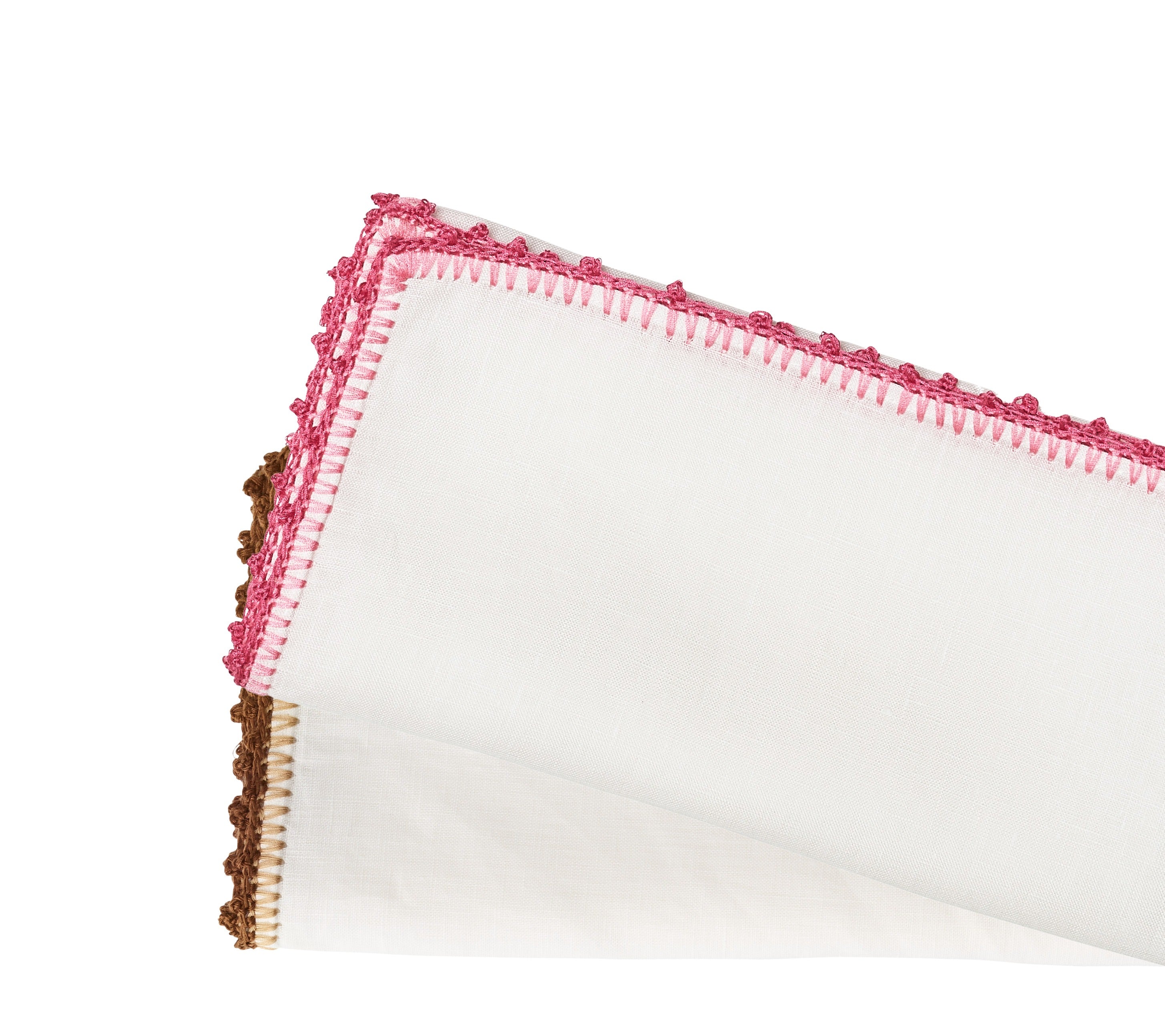 Knotted Edge Napkins, Set of 4