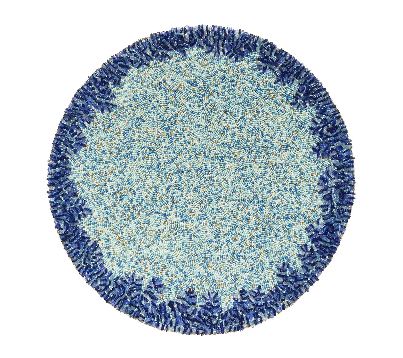 Lagoon Placemat in Navy & Blue, Set of 4