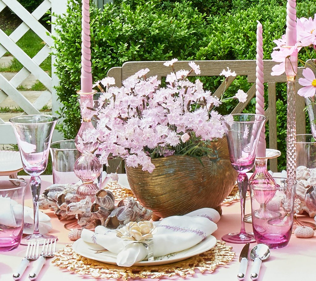 Kim Seybert, Inc.Ophelia Wine in Lavender, Set of 4Glassware