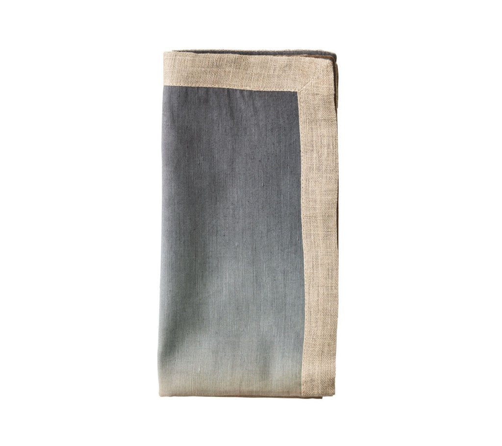 Kim Seybert, Inc.Dip Dye Napkin in Beige, Taupe & Gray, Set of 4Napkins