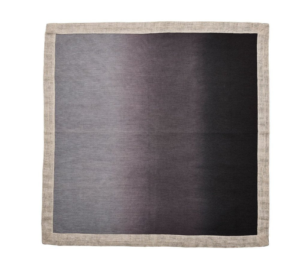 Kim Seybert, Inc.Dip Dye Napkin in Gray & Black, Set of 4Napkins