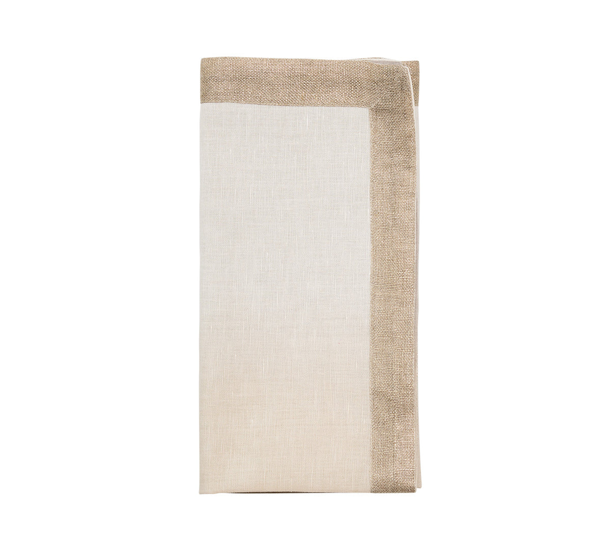 Dip Dye Napkin in Natural & Gray, Set of 4