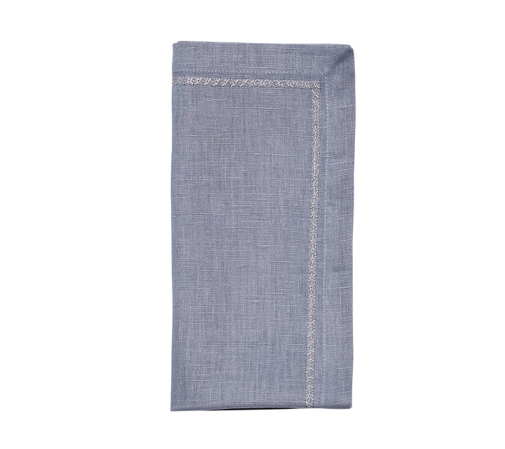 Classic Napkin in Dusty Blue, Set of 4