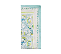 Mira Napkin in Seafoam & Green, Set of 4