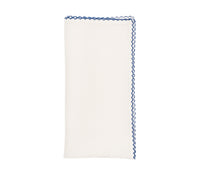 Casbah Napkin in White & Blue