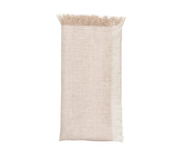 Chambray Fringe Napkin in Natural, Set of 4