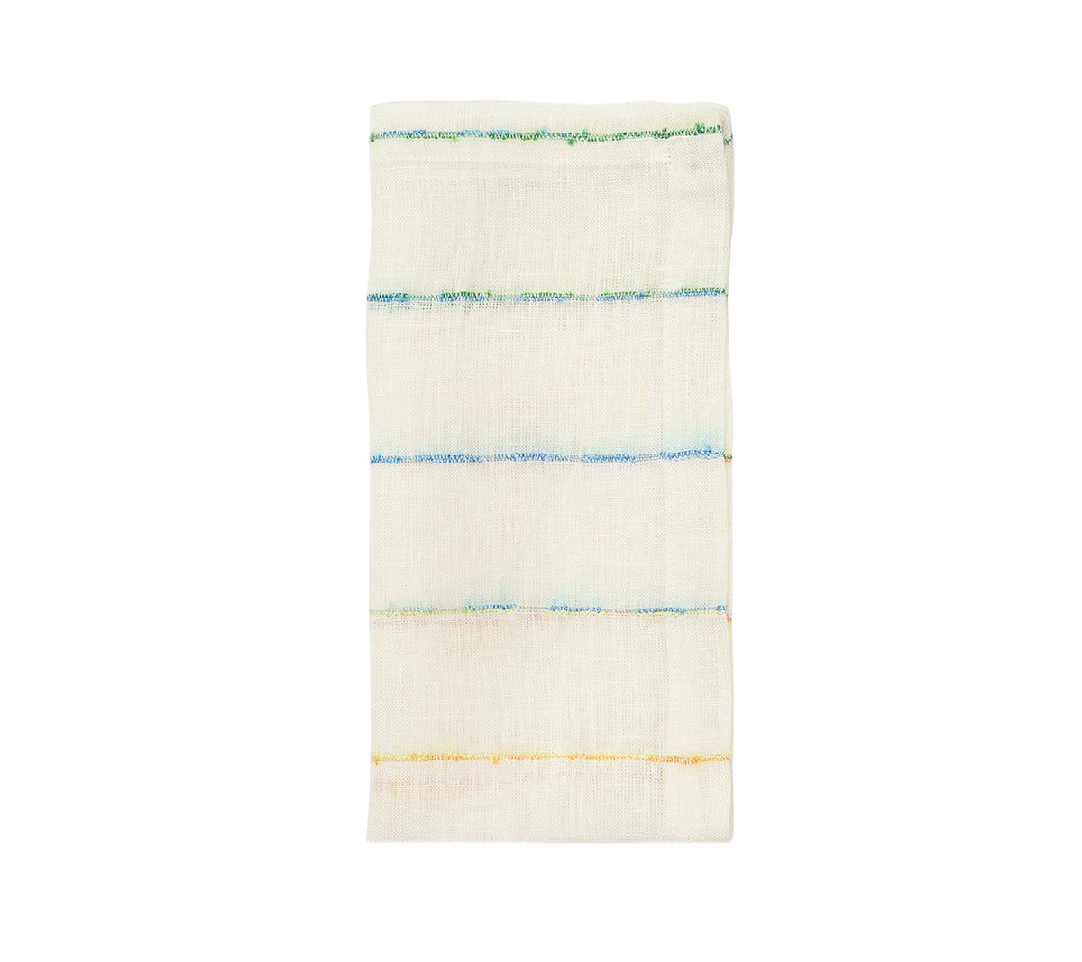 Dash Napkin in White & Multi, Set of 4