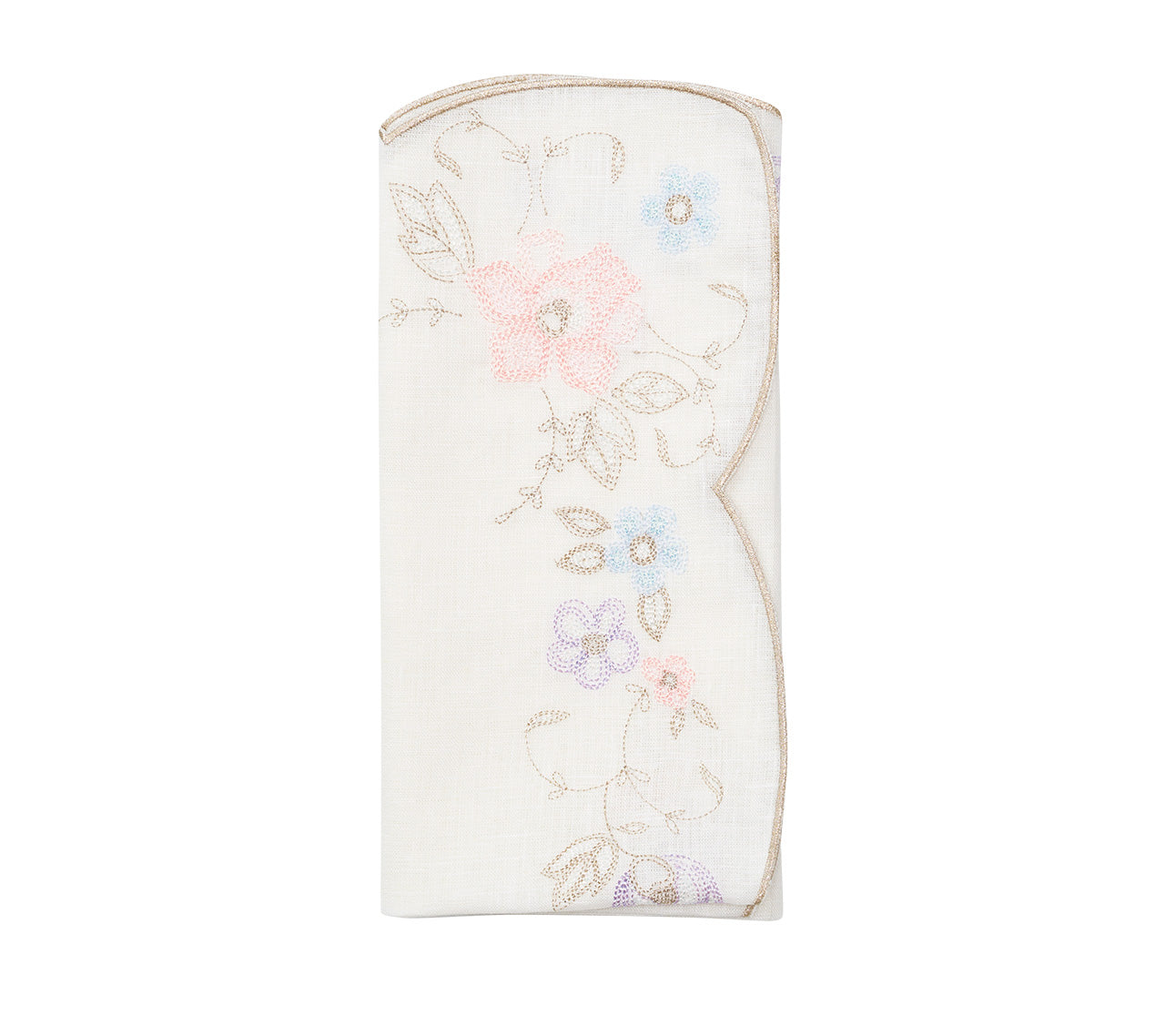 Printemps Napkin in White & Multi, Set of 4