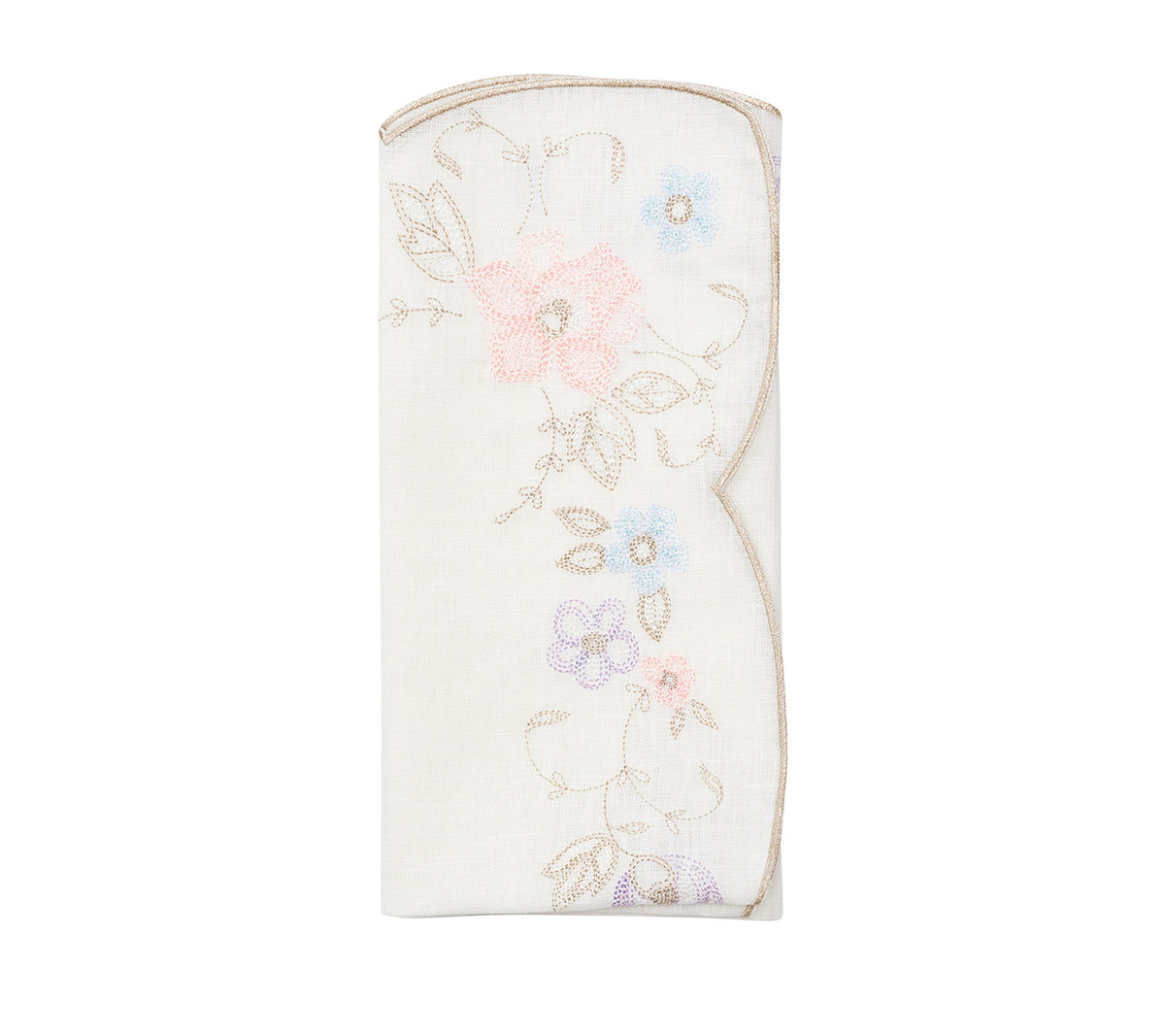 Printemps Napkin in White & Multi, Set of 4