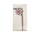 Sample: Yuletide Napkin in White & Multi