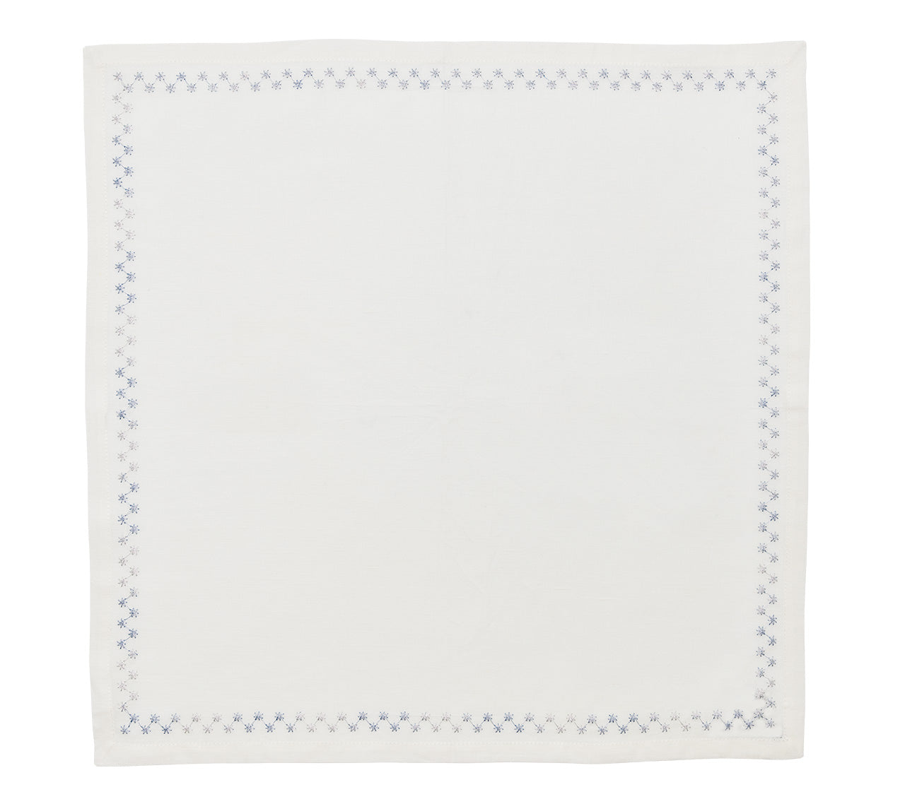 Starry Night Napkin in White & Blue, Set of 4