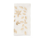 Gilded Breeze Napkin in White & Gold, Set of 4