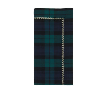 Watchplaid Napkin in Blue & Green, Set of 4
