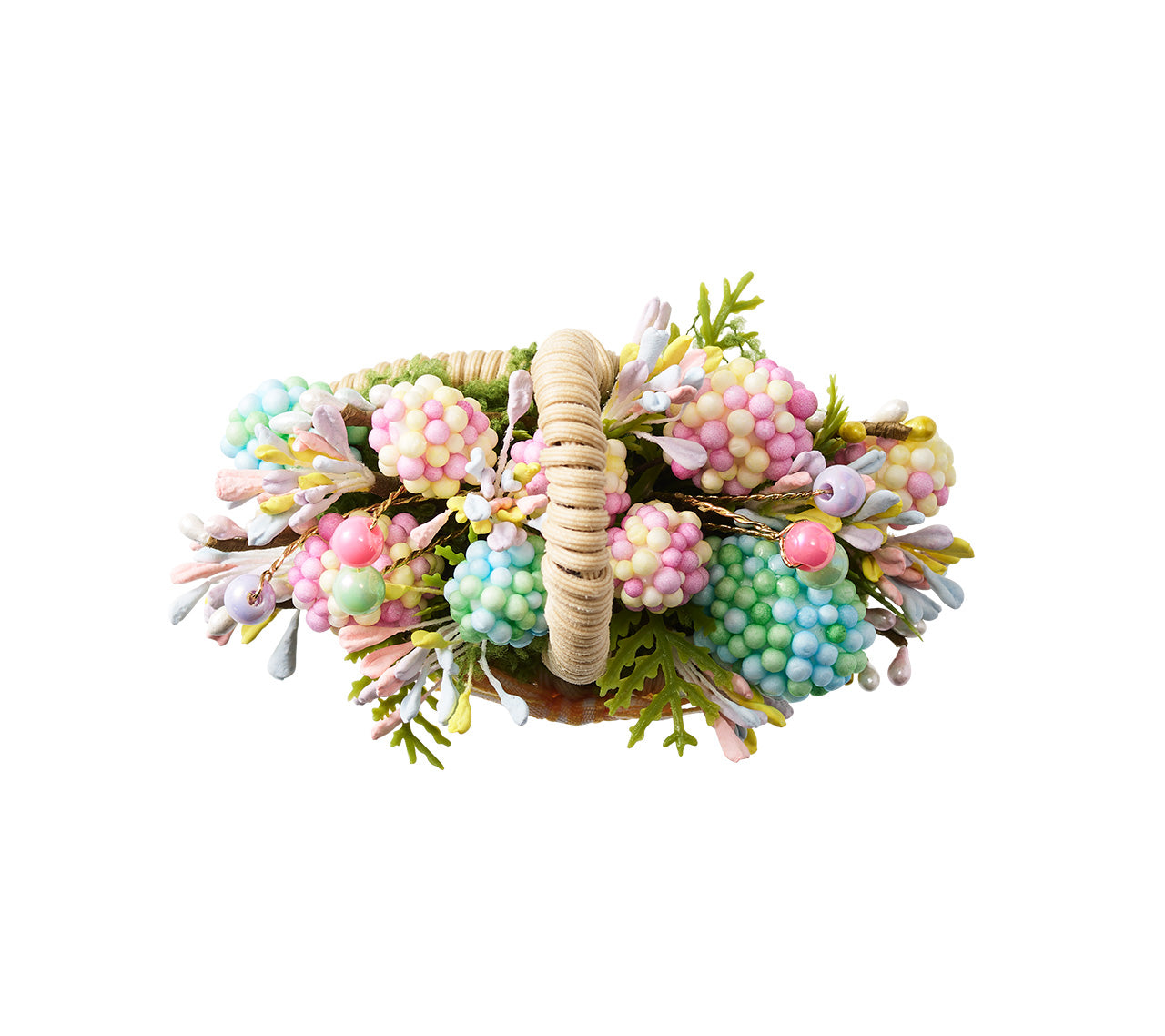 Bloom Napkin Ring in Natural & Multi, Set of 4