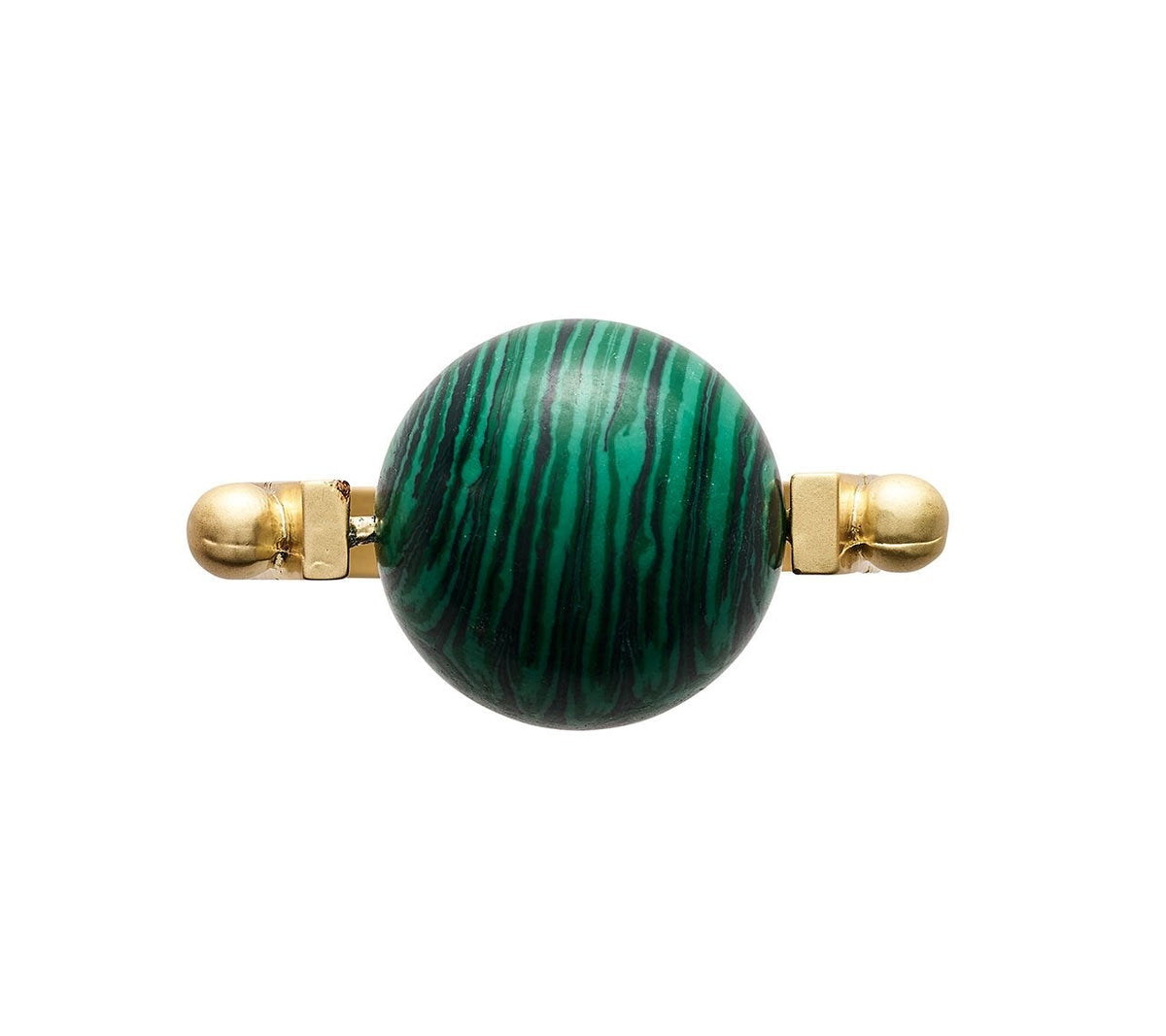 Kim Seybert Luxury Mineral Napkin Ring in Emerald