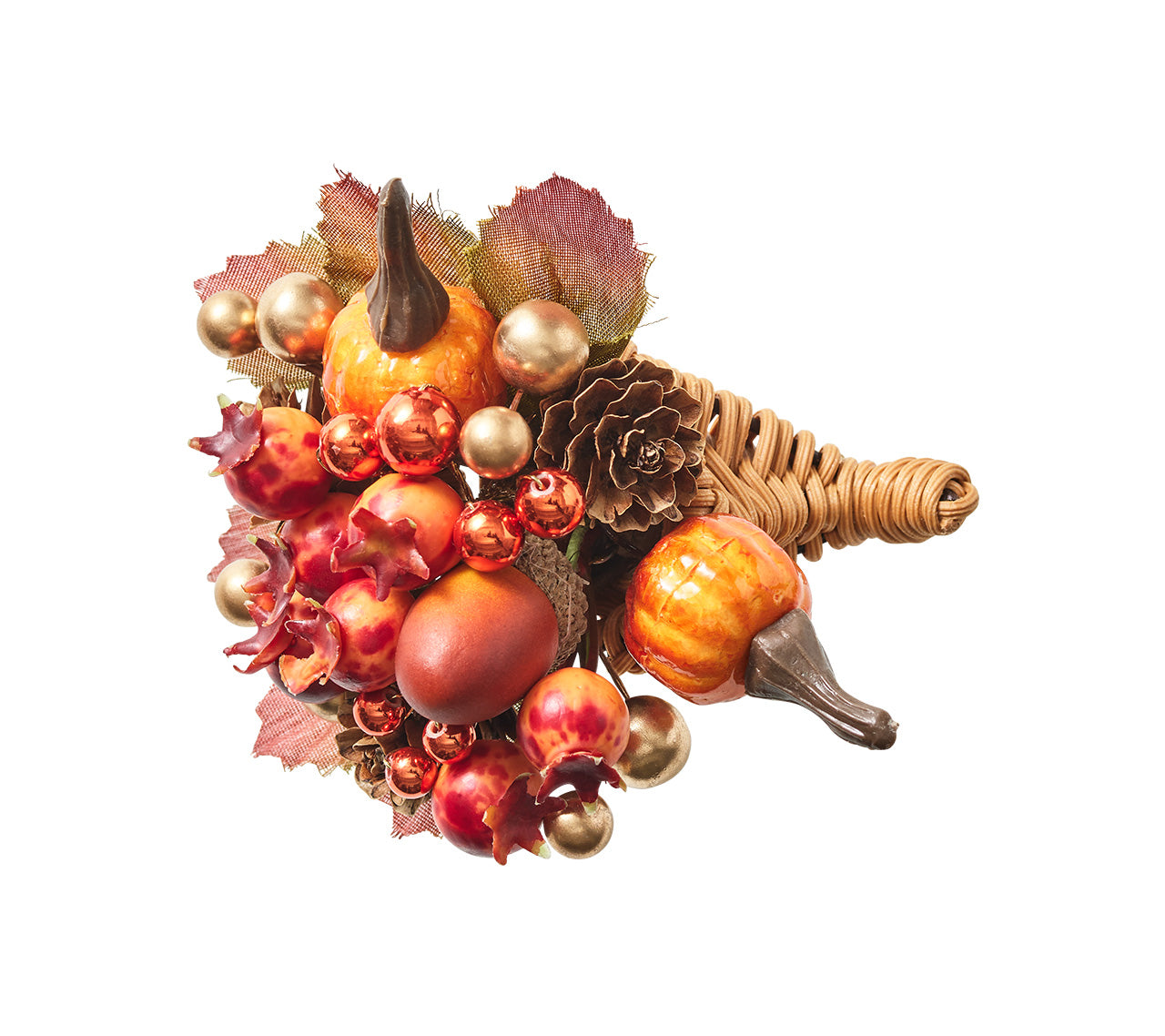 Cornucopia Napkin Ring in Multi, Set of 4