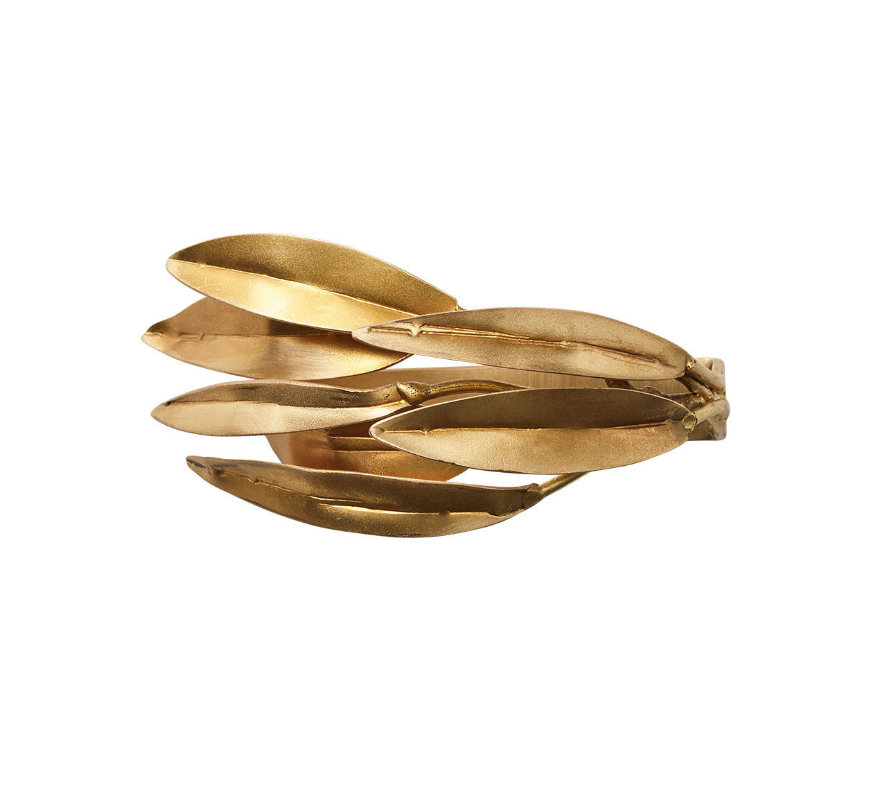 Verve Napkin Ring in Gold, Set of 4