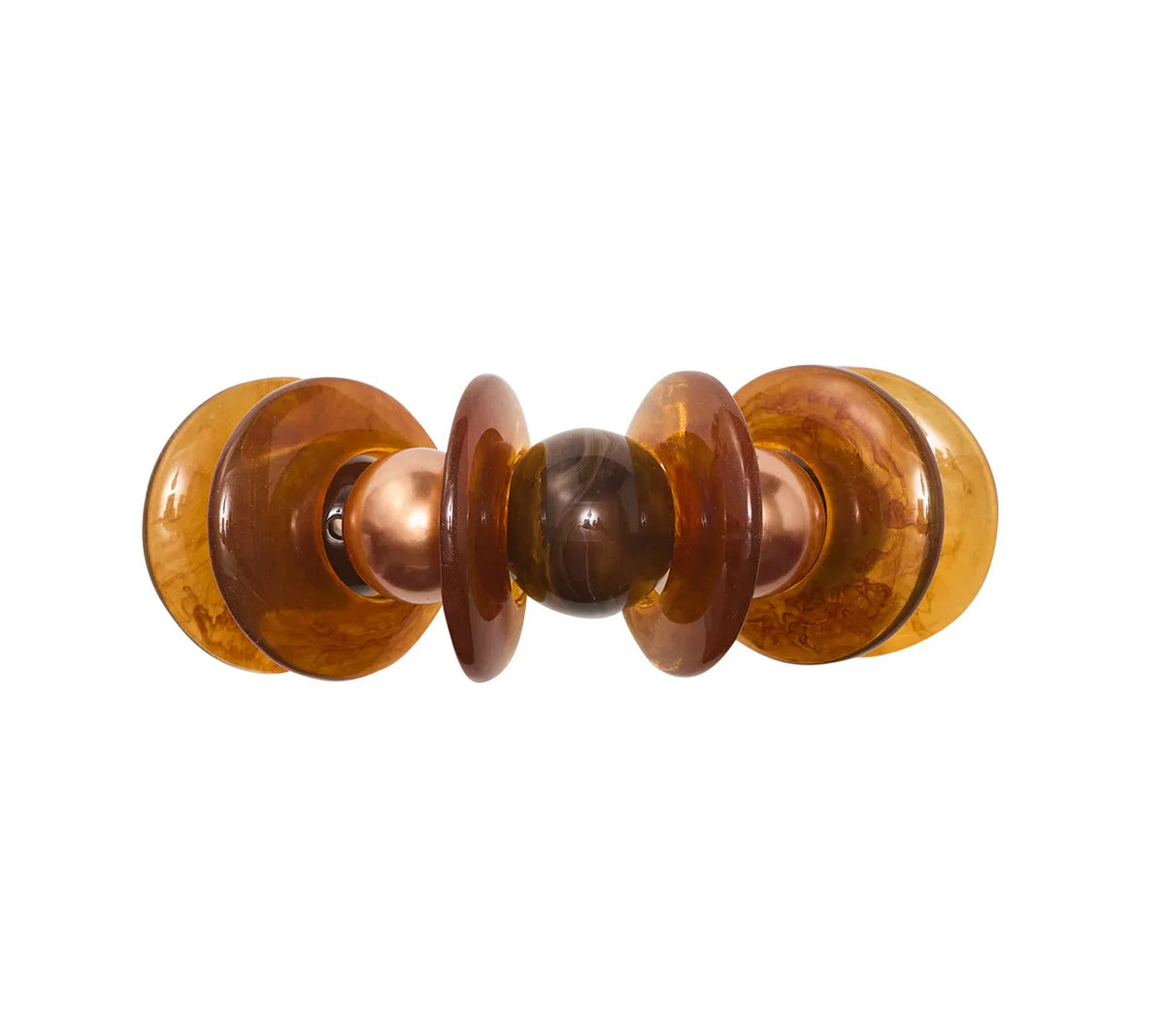 Tortoise Calypso Napkin Ring in Brown, Set of 4