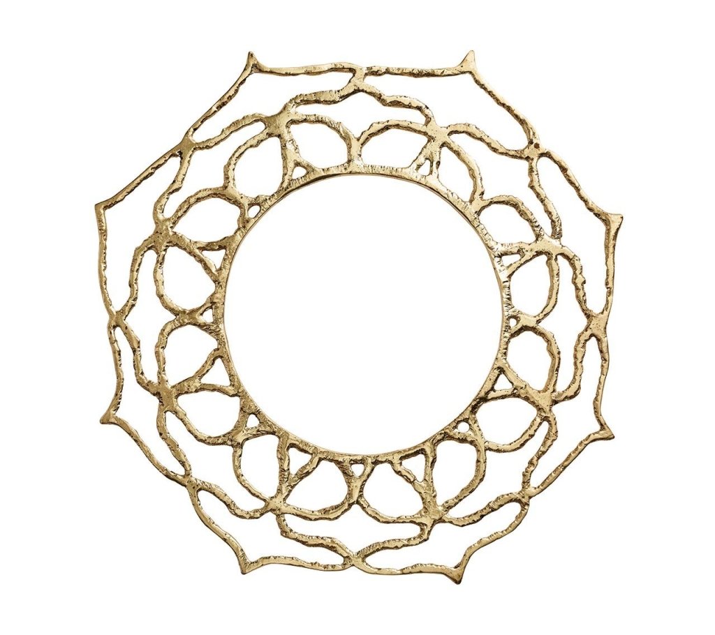 Kim Seybert, Inc.Sahara Charger in Gold, Set of 4Placemats